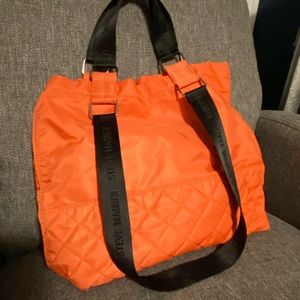 Steve Madden Double-Strap Orange Tote
